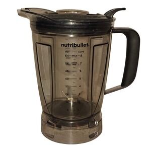 Nutribullet 64oz Blender Pitcher Replacement Cup Lid and Blade 3621R3521 Smoke